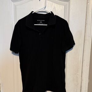 Banana Republic Men's Classic Black Polo